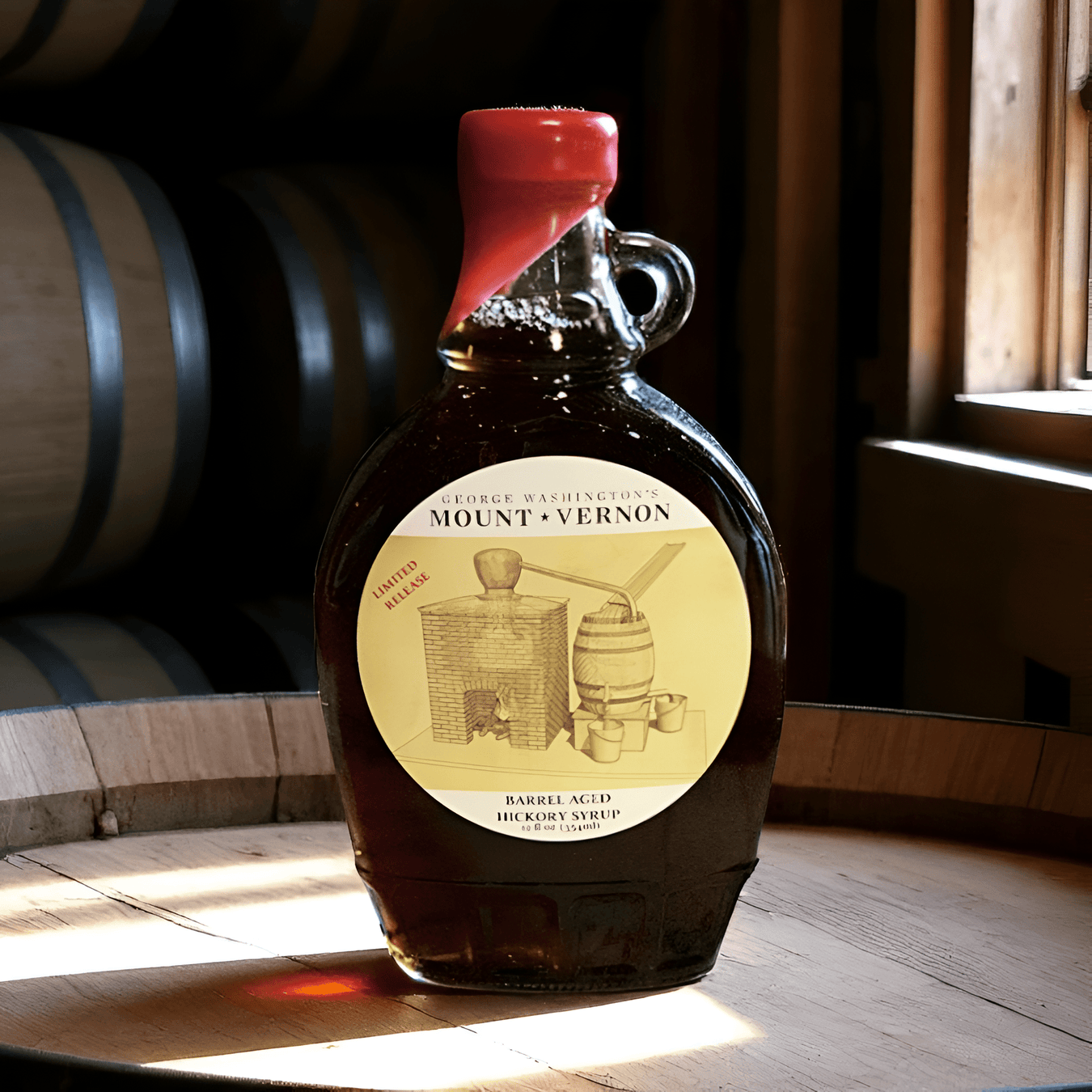 Barrel Aged Hickory Syrup - The Shops at Mount Vernon
