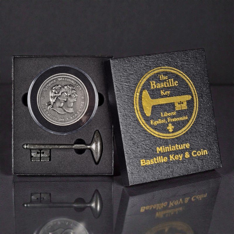 Bastille Key & Coin Set – George Washington Historical Collectible