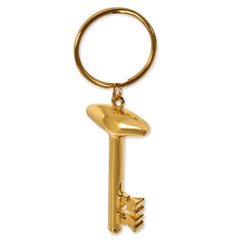 Bastille Key - Gold Tone Key Chain - The Shops at Mount Vernon