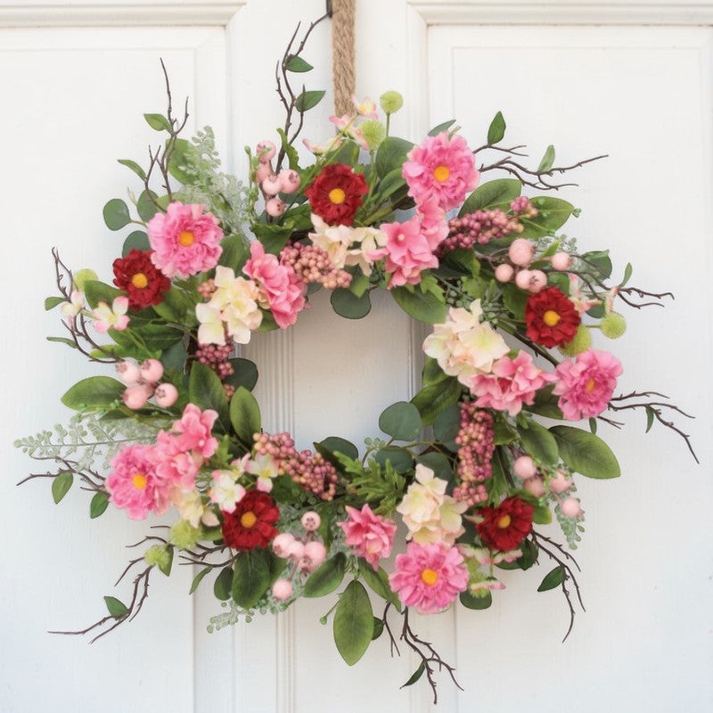 Wreath Mixed Floral 24in