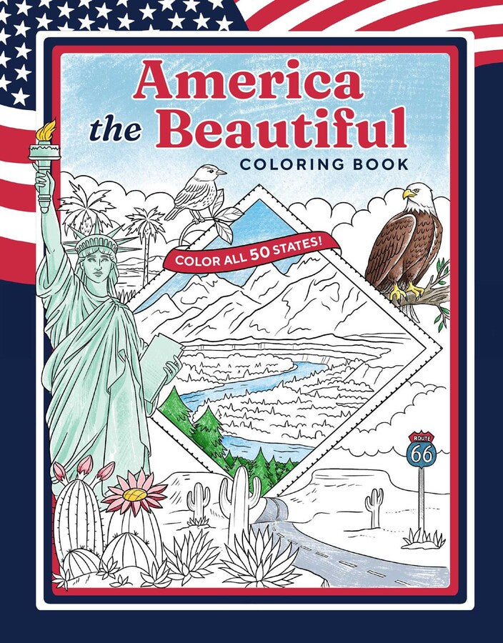 AMERICA THE BEAUTIFUL COLORING BOOK
