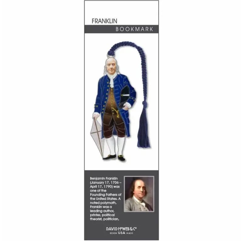 Ben Franklin Metal Bookmark - The Shops at Mount Vernon