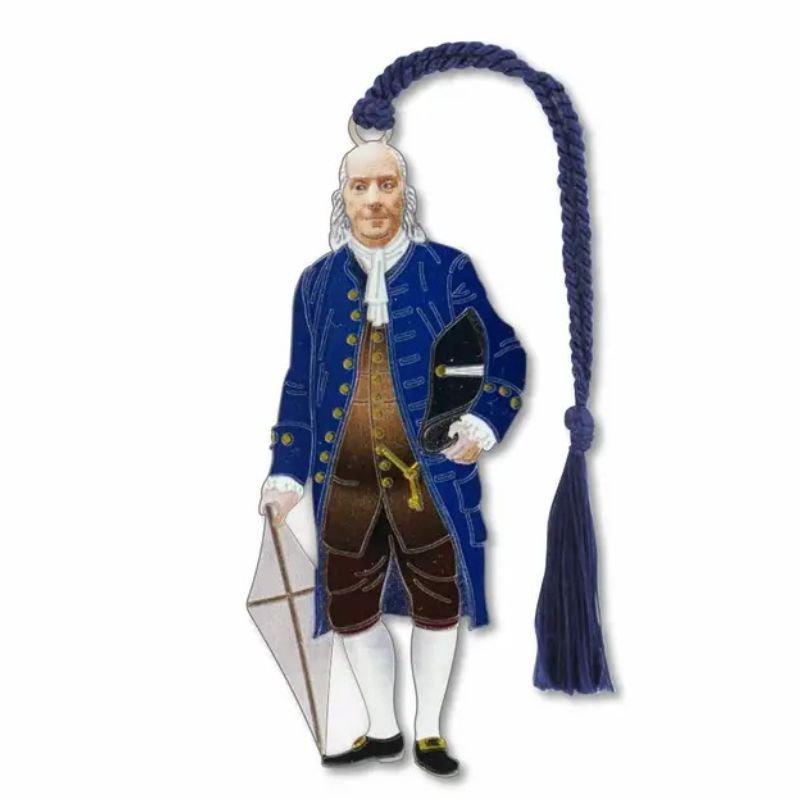 Ben Franklin Metal Bookmark - The Shops at Mount Vernon