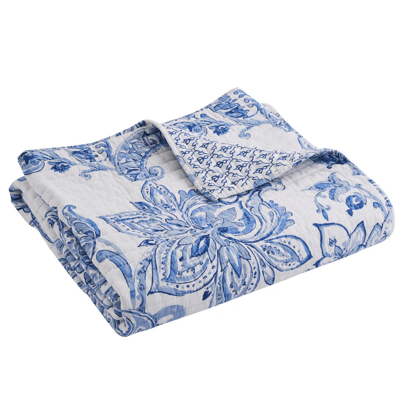 Bennett Quilted Reversible Throw - The Shops at Mount Vernon