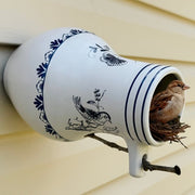 Bird Bottle - Delft Style - The Shops at Mount Vernon