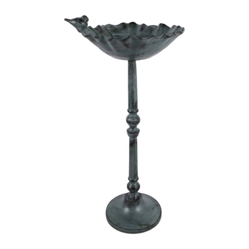 Bird on Flower Bird Bath 27x13 - The Shops at Mount Vernon