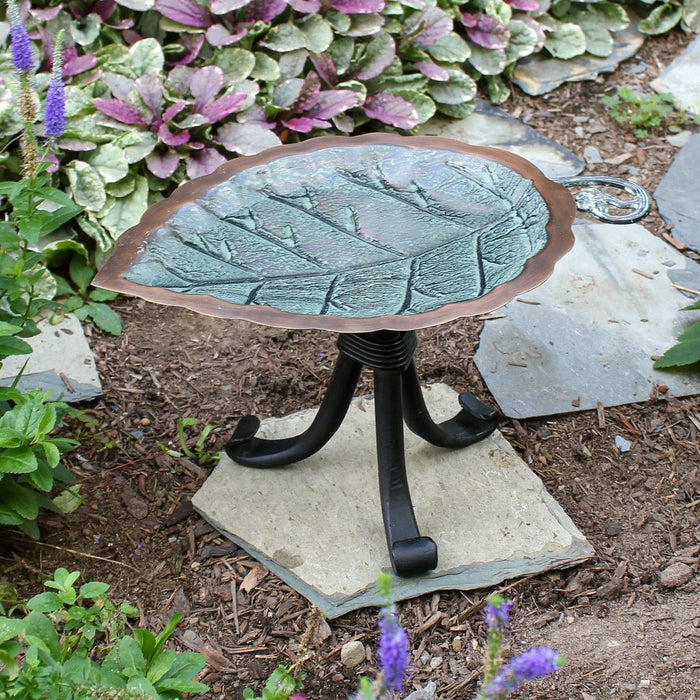 Birdbath Aspen Leaf - Stand Sold Separately - The Shops at Mount Vernon