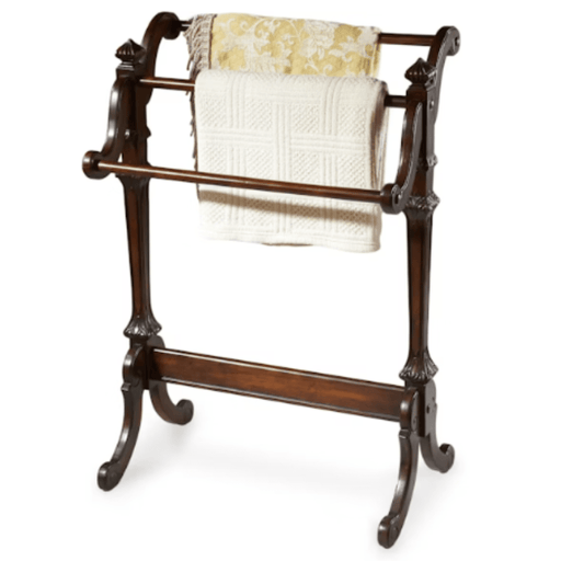 Blanket Stand Cherry Wood Newhouse - The Shops at Mount Vernon