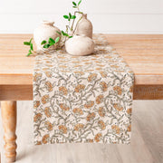 Block Print Floral Table Runner - The Shops at Mount Vernon