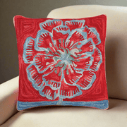 Bloomer Abstract Flower Pillow - By Michaelian Home - The Shops at Mount Vernon