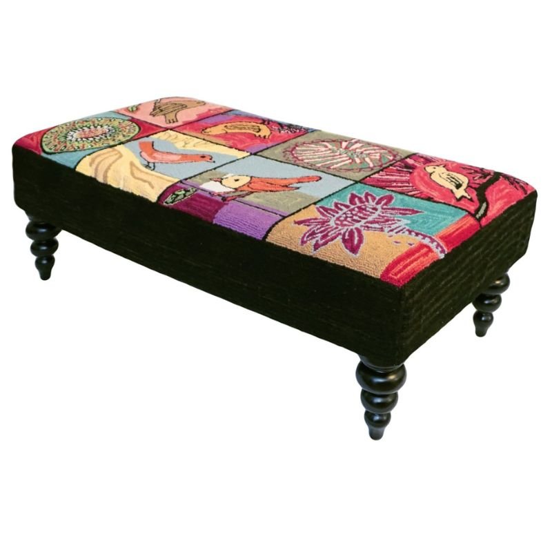 Bloomer Bird Bench - By Michaelian Home - The Shops at Mount Vernon