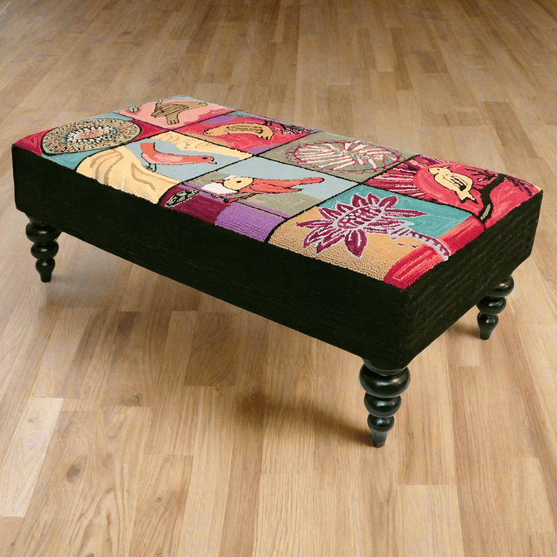 Bloomer Bird Bench - By Michaelian Home - The Shops at Mount Vernon