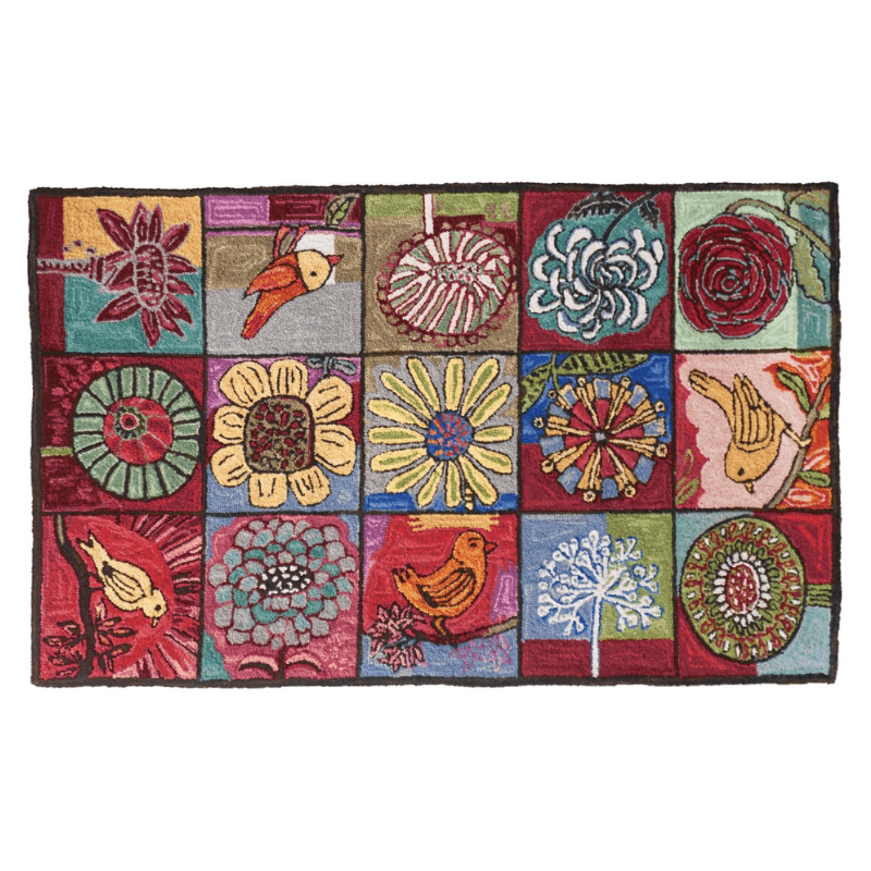 Bloomer Birds Rugs - By Michaelian Home - The Shops at Mount Vernon