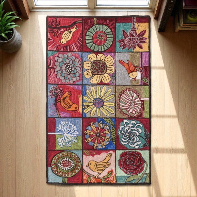 Bloomer Birds Rugs - By Michaelian Home - The Shops at Mount Vernon