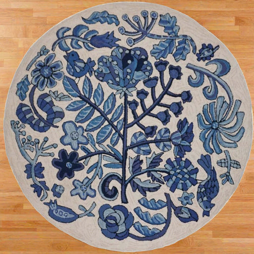 Bloomer Morning - Round Area Rug - The Shops at Mount Vernon