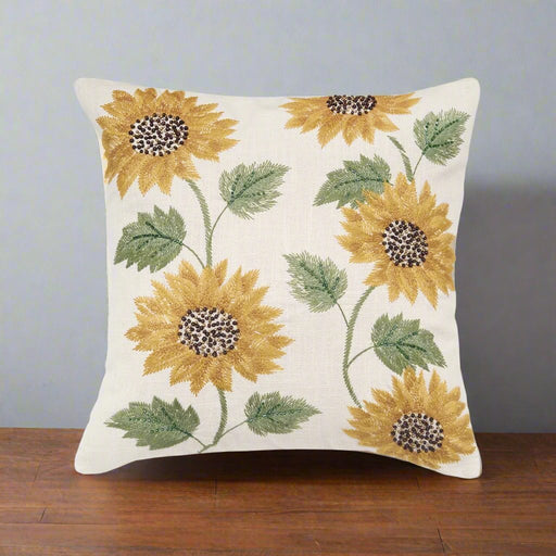 Blooming Sunflower Pillow - The Shops at Mount Vernon