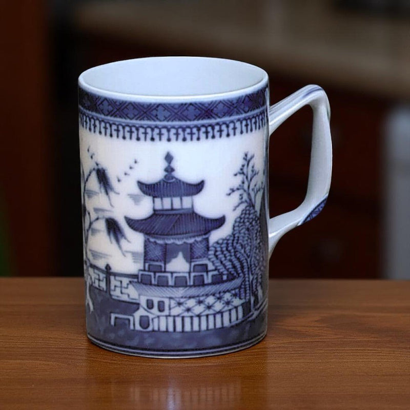 Blue Canton 4 ¼" Mug by Mottahedeh - The Shops at Mount Vernon