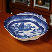 Blue Canton 8 ¼" Shell Dish by Mottahedeh - The Shops at Mount Vernon