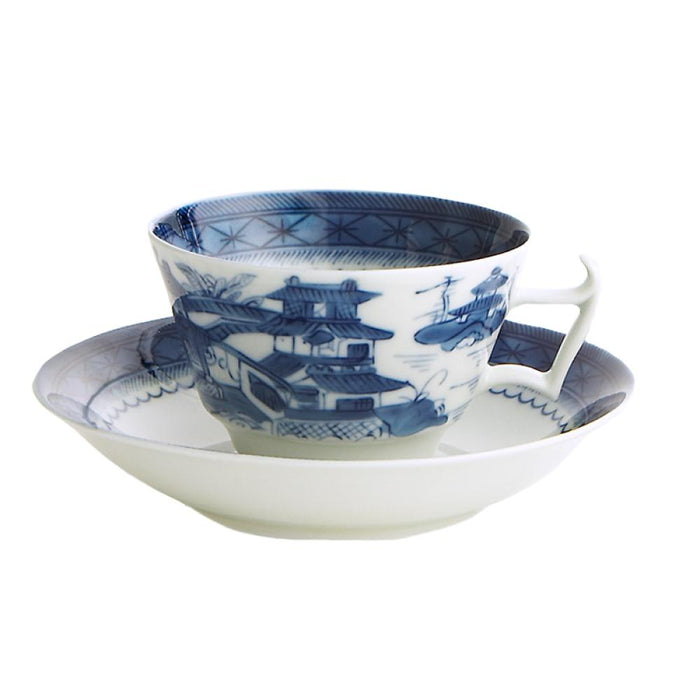 Blue Canton Cups & Saucers - The Shops at Mount Vernon