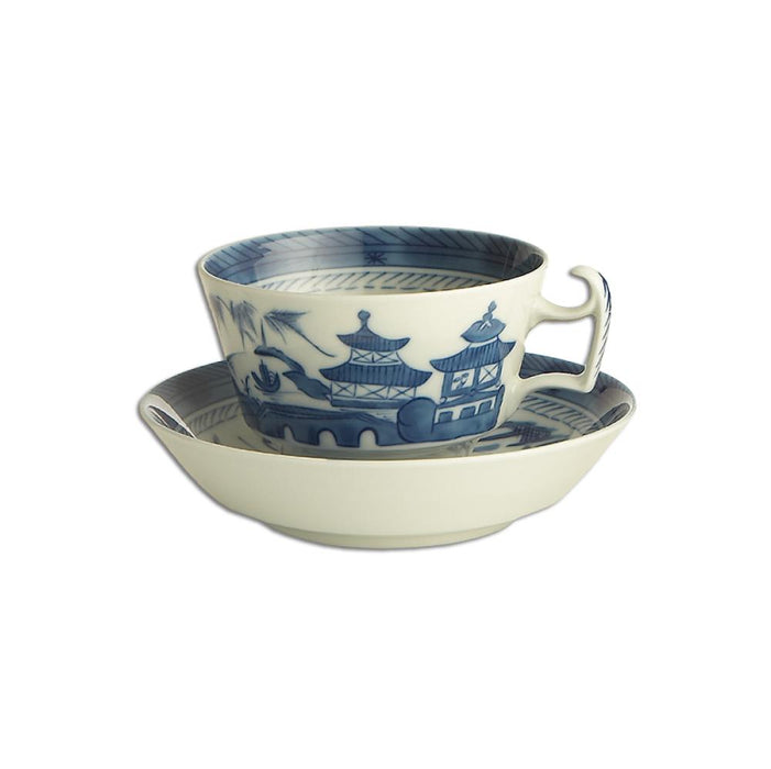 Blue Canton Cups & Saucers - The Shops at Mount Vernon