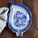 Blue Canton Leaf Dish - The Shops at Mount Vernon