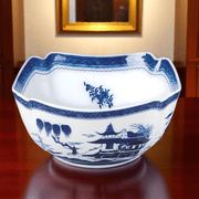 Blue Canton Oval Bowl - The Shops at Mount Vernon