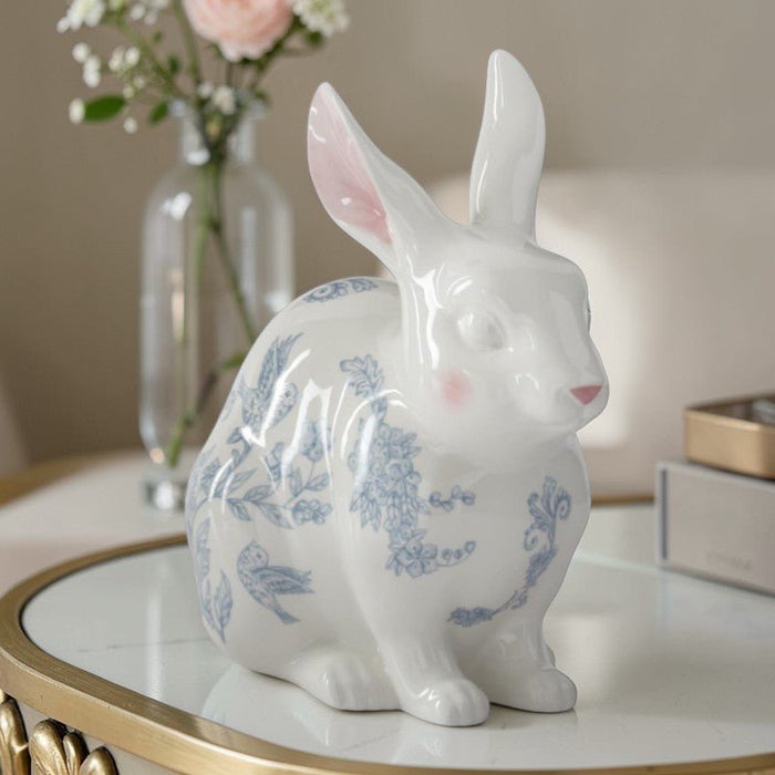 Blue & White Easter Bunny - The Shops at Mount Vernon