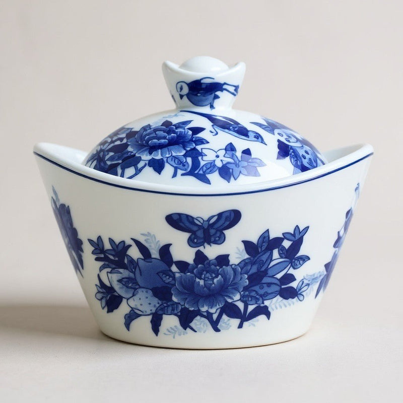 Blue & White Ingot Box - The Shops at Mount Vernon
