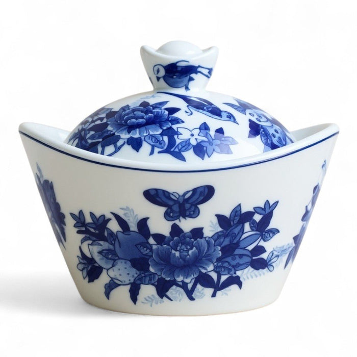 Blue & White Ingot Box - The Shops at Mount Vernon