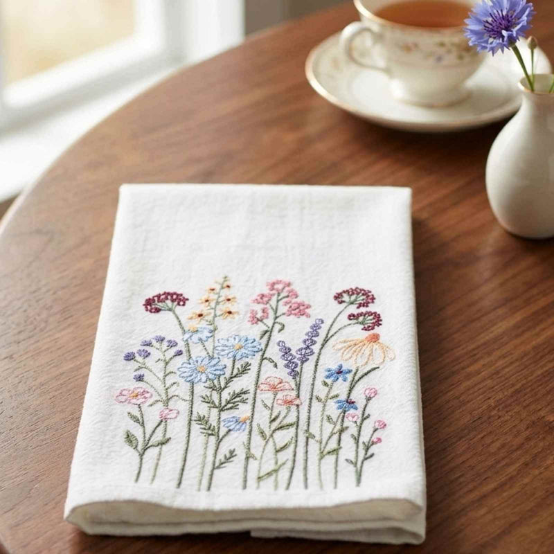 Botanical Garden Flour Sack Towel - The Shops at Mount Vernon