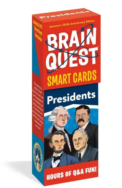 Brain Quest Presidents Smart Cards: America's 250th Anniversary Edition - The Shops at Mount Vernon
