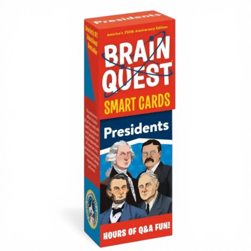 Brain Quest Presidents Smart Cards: America's 250th Anniversary Edition - The Shops at Mount Vernon