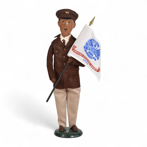 Byers’ Choice African American Army Man Caroler – Military Collection - The Shops at Mount Vernon