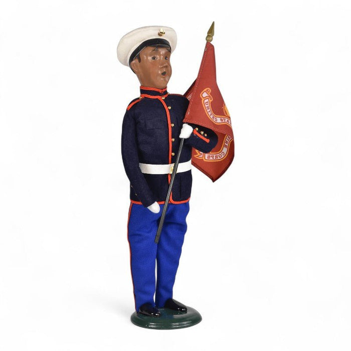 Byers’ Choice African American Marine Man Caroler – Military Collection - The Shops at Mount Vernon