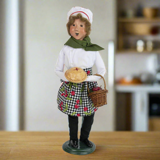 Byers Choice Baker Cherry Pie Caroler - The Shops at Mount Vernon