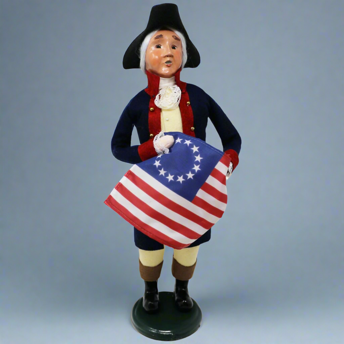 Byers' Choice George Washington with Flag Caroler