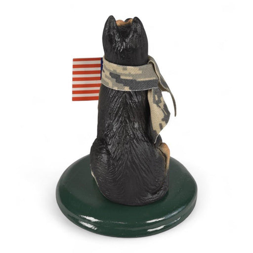 Byers’ Choice German Shepherd Dog with Flag - The Shops at Mount Vernon