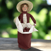 Byers' Choice Woman With Apples - The Shops at Mount Vernon