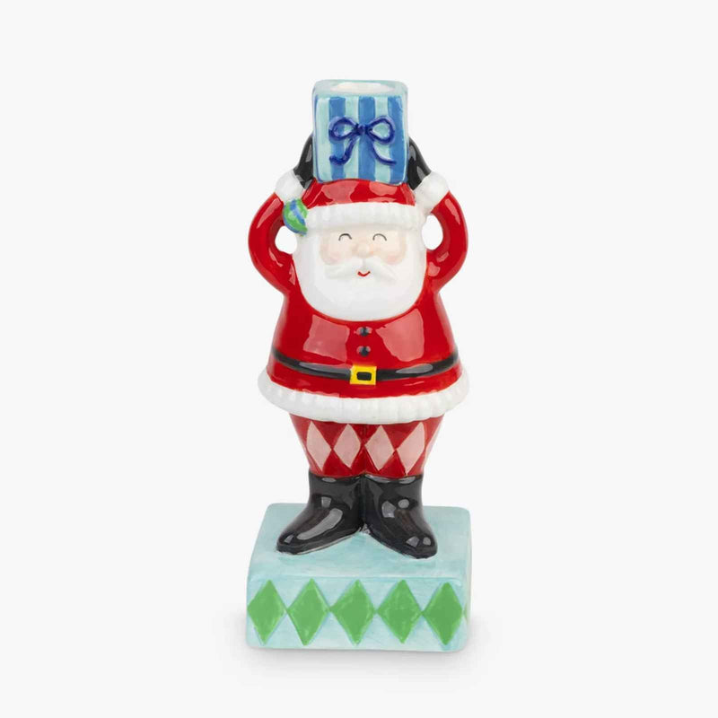 Candle Holder Santa - The Shops at Mount Vernon