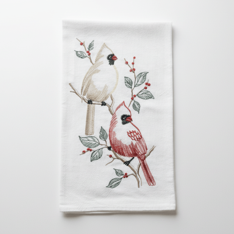 Cardinal Flour Sack Towel - The Shops at Mount Vernon