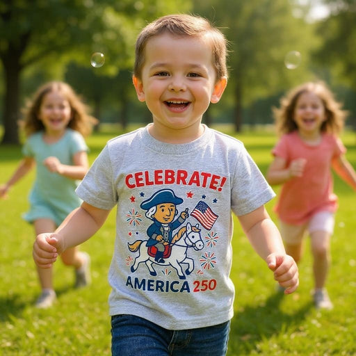 Celebrate America 250 Toddler T-Shirt - The Shops at Mount Vernon