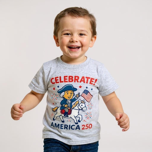 Celebrate America 250 Toddler T-Shirt - The Shops at Mount Vernon