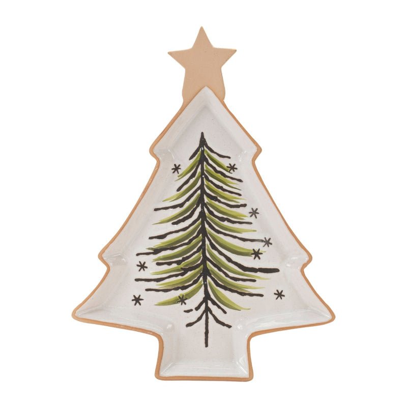 Ceramic Christmas Tree Tray The Shops at Mount Vernon