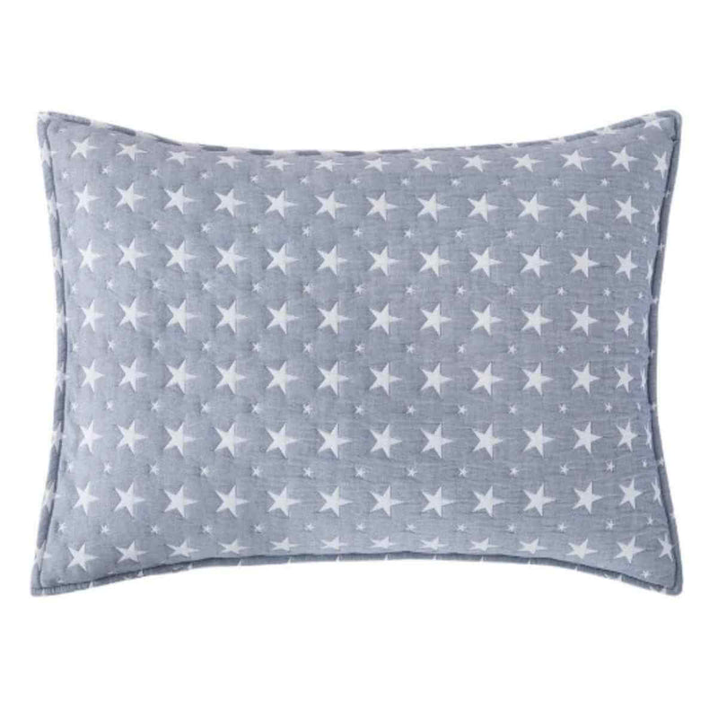 Chambray Star Coverlet Set Queen - The Shops at Mount Vernon