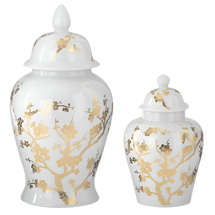 Cherry Blossom Ginger Jars - Two Sizes - The Shops at Mount Vernon