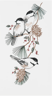 Chickadees Flour Sack Kitchen Towel - The Shops at Mount Vernon