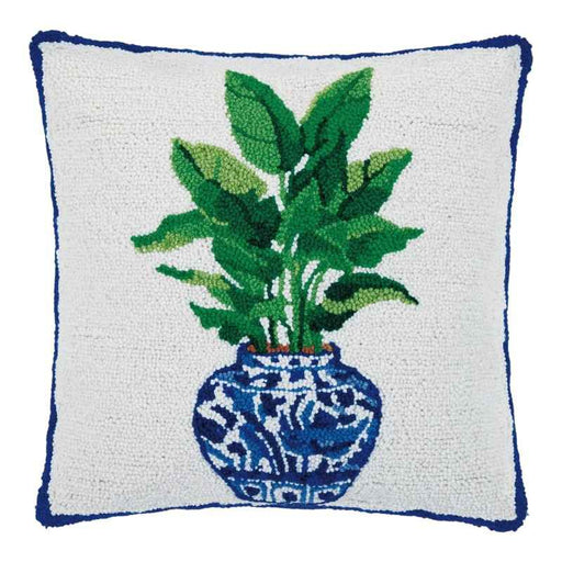 Chinoiserie Botanical Hook Pillow - The Shops at Mount Vernon