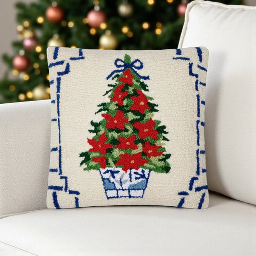 Chinoiserie Tree Hook Pillow - The Shops at Mount Vernon