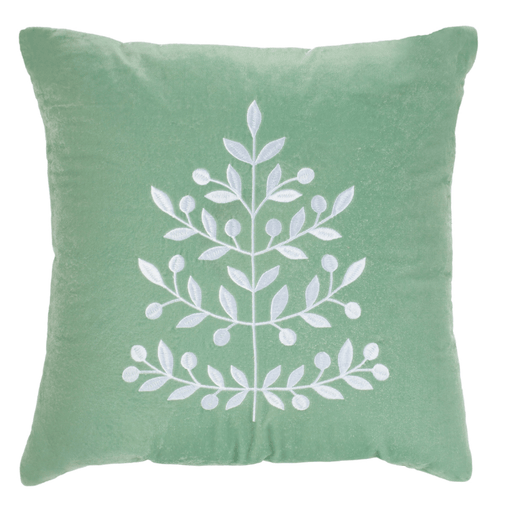 Christmas Tree Green Sage Pillow - The Shops at Mount Vernon