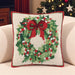 Christmas Wreath Hook Pillow - The Shops at Mount Vernon